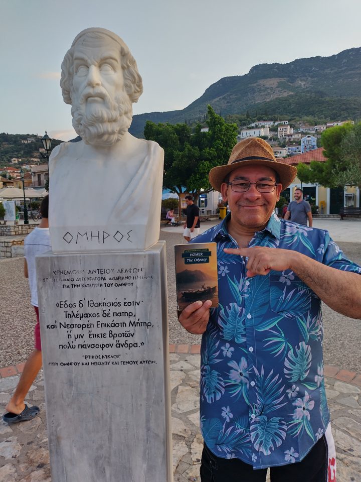 Statue of Homer, Ithaca, Greece