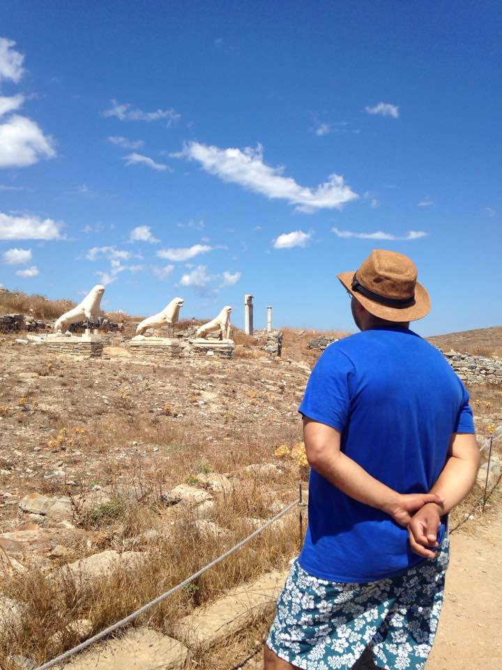 Terrace of the Lions, Delos, Greece
