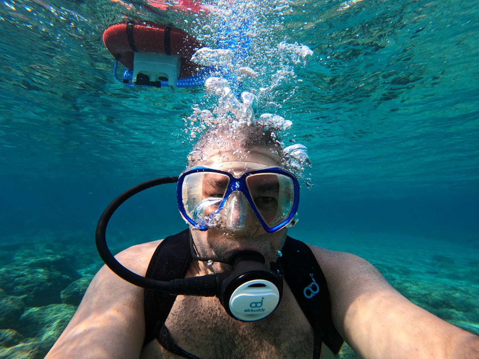 AirBuddy dive, Kefalonia, Greece